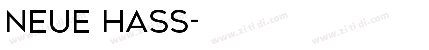 neue hass字体转换 neue hass字体转换